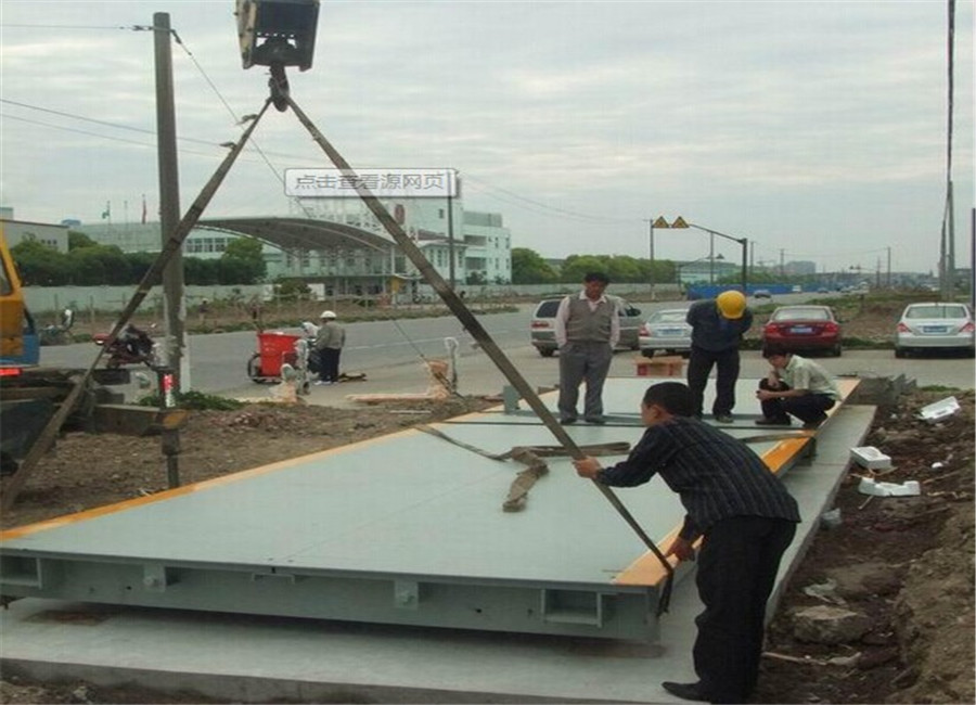 张家港地磅如何安装过桥